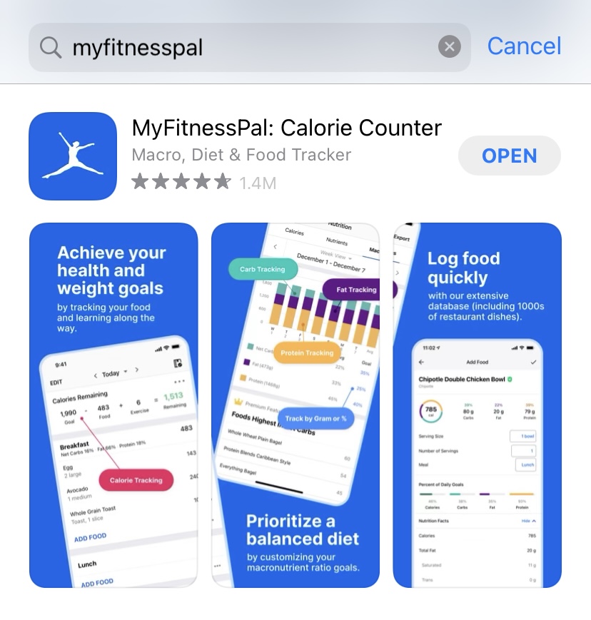 MyFitnessPal: Calorie Counter